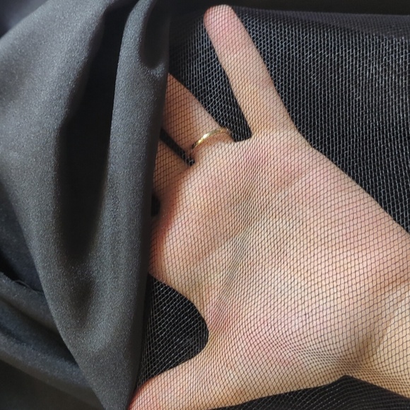 Niki By Niki Livas vintage black sleeveless butterfly basque waist midi dress - Picture 9 of 16